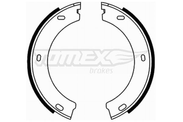 Sada brzdových čeľustí TOMEX Brakes